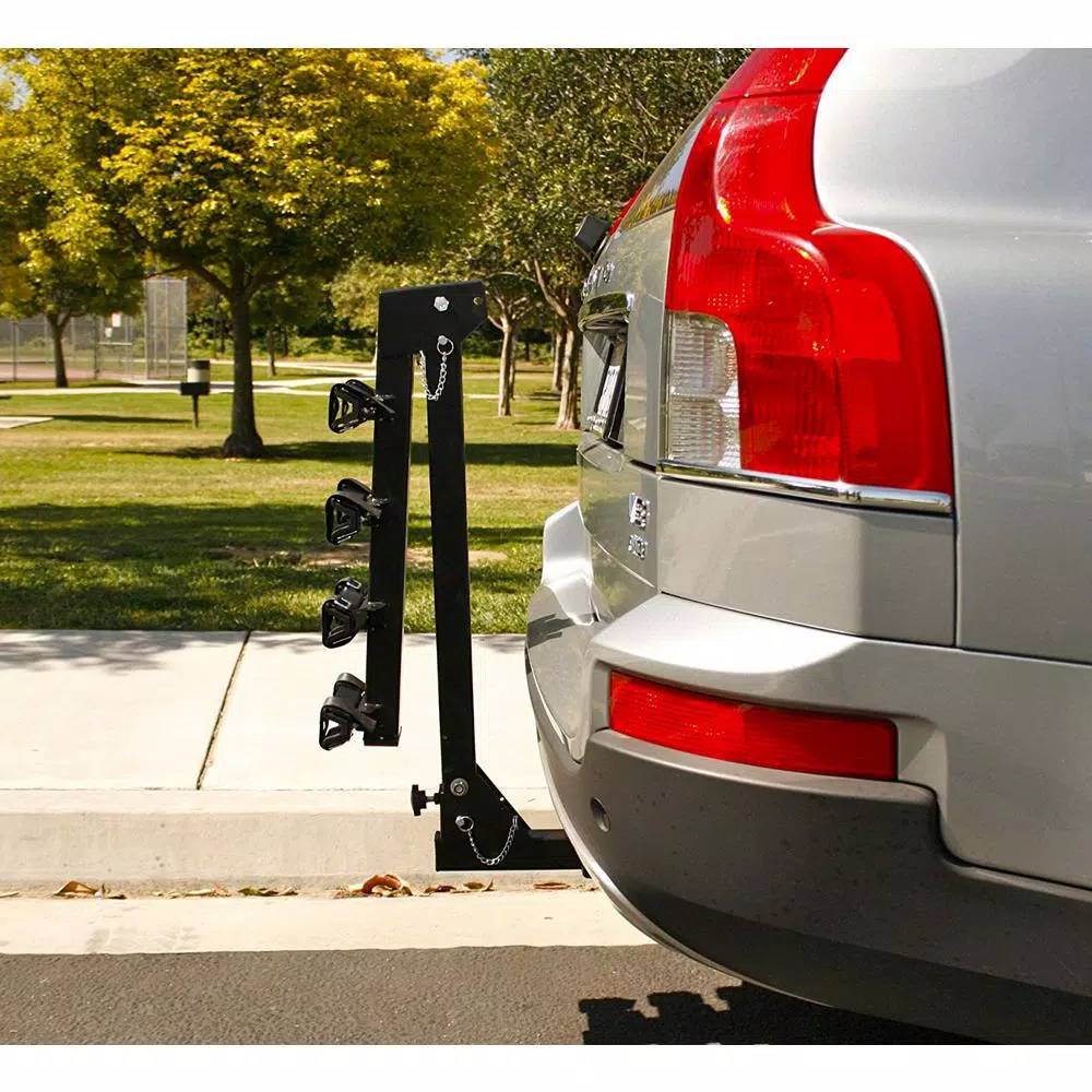 MaxxHaul 4-Bike Deluxe Hitch Mount Rack, 150 lb Capacity, 2 in. Receiver