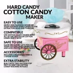 Nostalgia 450W Pink Cotton Candy Maker, Vintage Carnival Style Tabletop Machine thumbnail 2