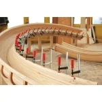BESSEY TG Series 40 in. Bar Clamp with Wood Handle and 4.5 in. Throat Depth thumbnail 2