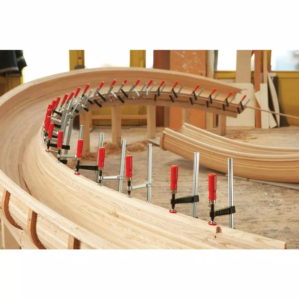 BESSEY TG Series 40 in. Bar Clamp with Wood Handle and 4.5 in. Throat Depth