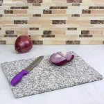 Home Basics 12 x 16 in. White Granite Cutting Board, Rectangular Heavy-Duty Chopping Board thumbnail 3