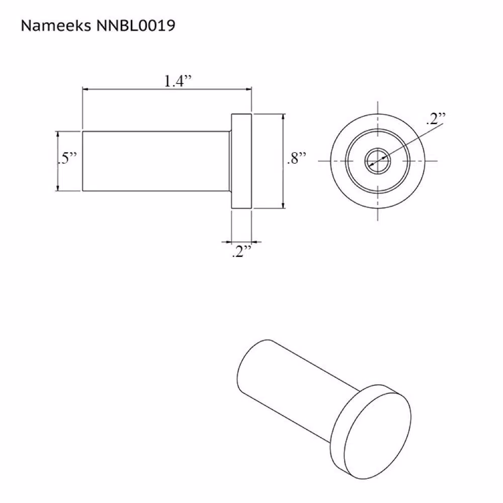 Nameeks Boutique Hotel Collection Chrome Brass Single Wall Mounted Bathroom Hook