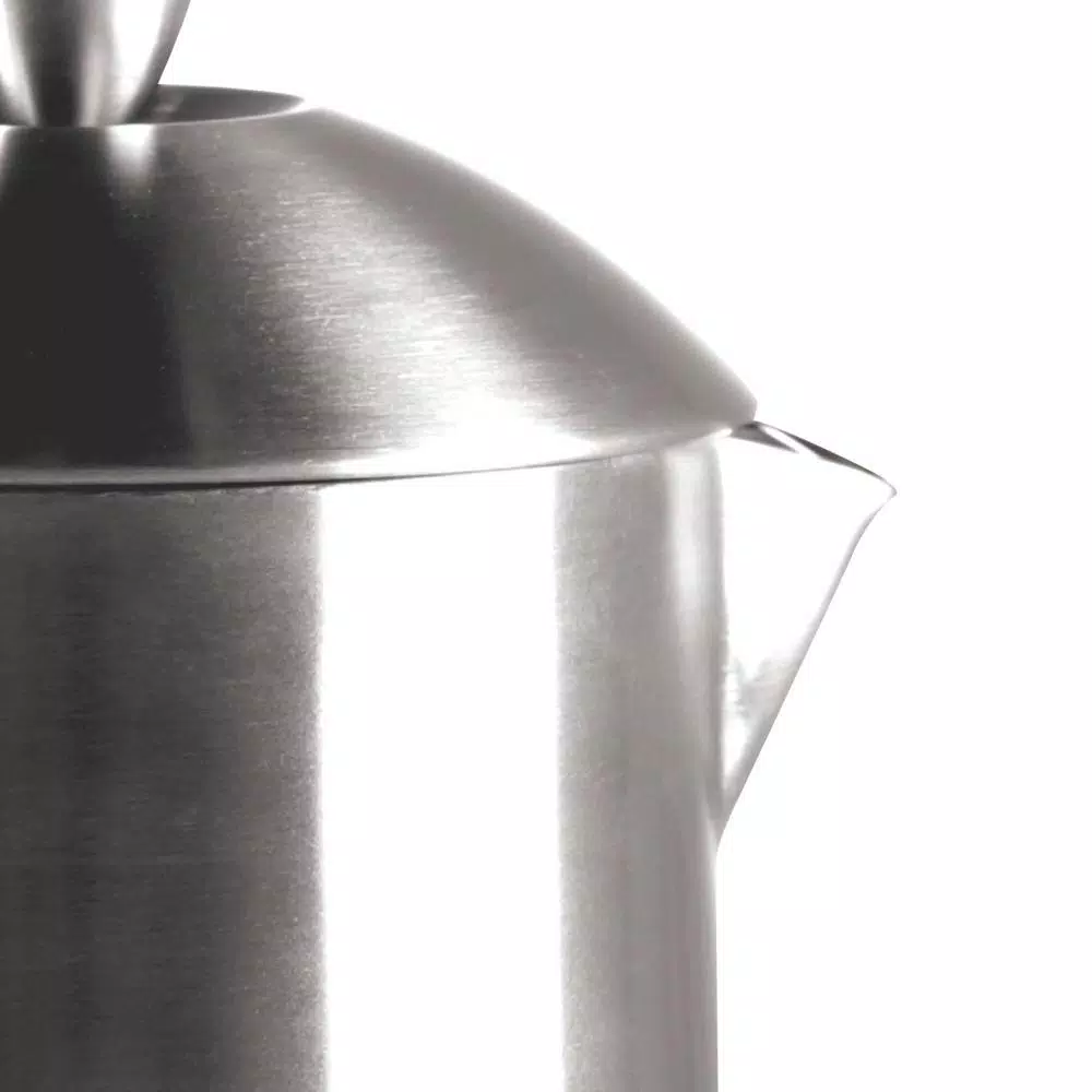 Frieling 2-Cup Stainless Steel French Press, 17 oz Double-Walled Insulated Coffee Maker