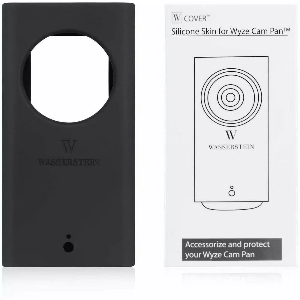 Wasserstein Protective Silicone Skin for Wyze Cam Pan - Black