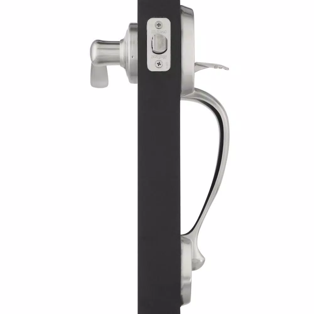 Kwikset Signature Series Chelsea Satin Nickel Left-Handed Tustin Door Lever