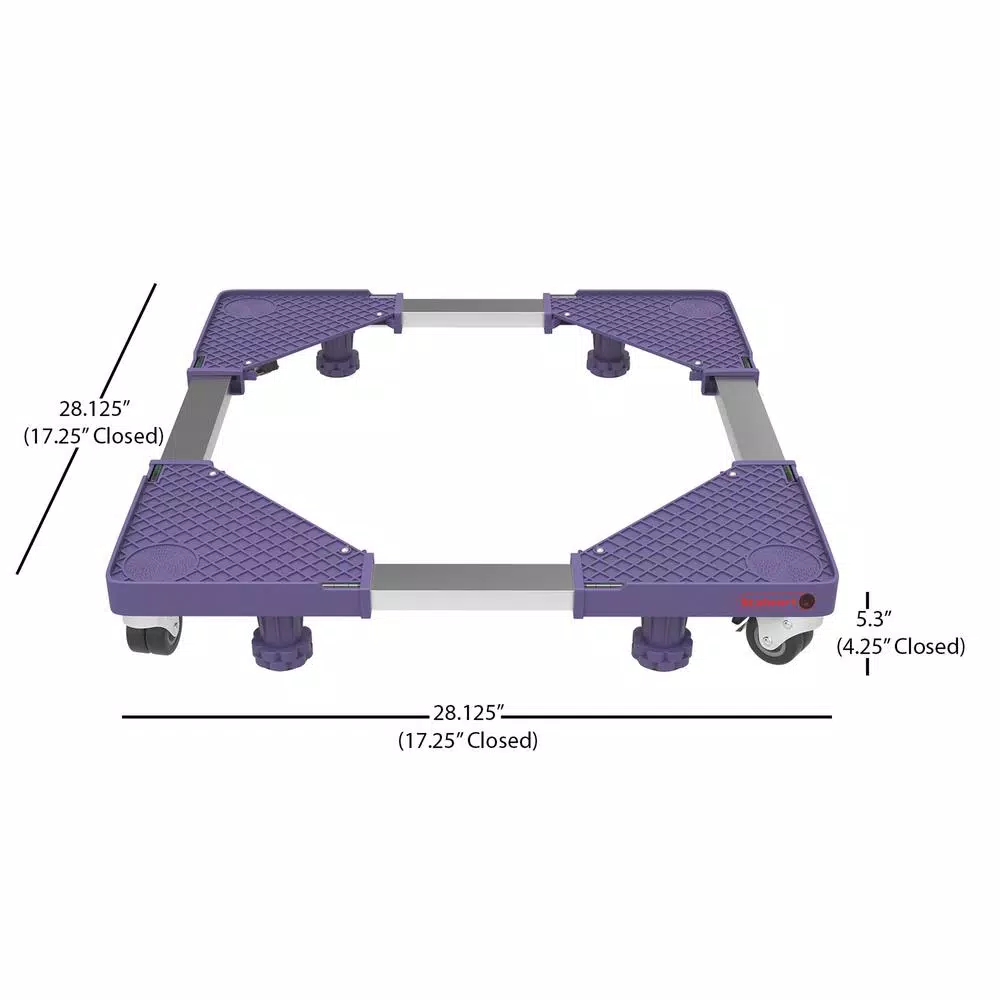 Stalwart 1100 lbs. Capacity Multi-Purpose Dolly with Adjustable Base