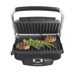 Hamilton Beach Steak Lover's Indoor Grill with 500°F Sear Function, 100 sq. in. Cooking Surface, Black thumbnail 1