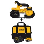 DEWALT 20V MAX Cordless Portable Band Saw Kit with 5.0 Ah Battery and Charger thumbnail 1