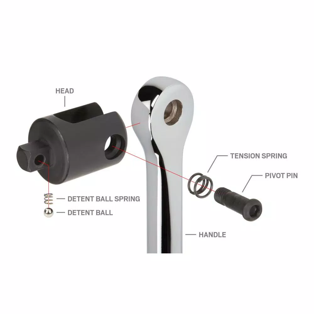 TEKTON 3/4 in. Drive x 40 in. Breaker Bar with 230° Pivoting Head