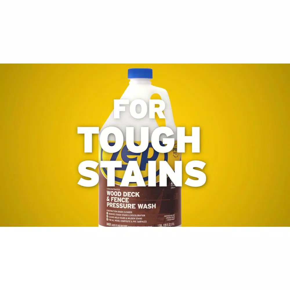 ZEP Commercial Deck and Fence Cleaner, 1 Gallon (Case of 4)