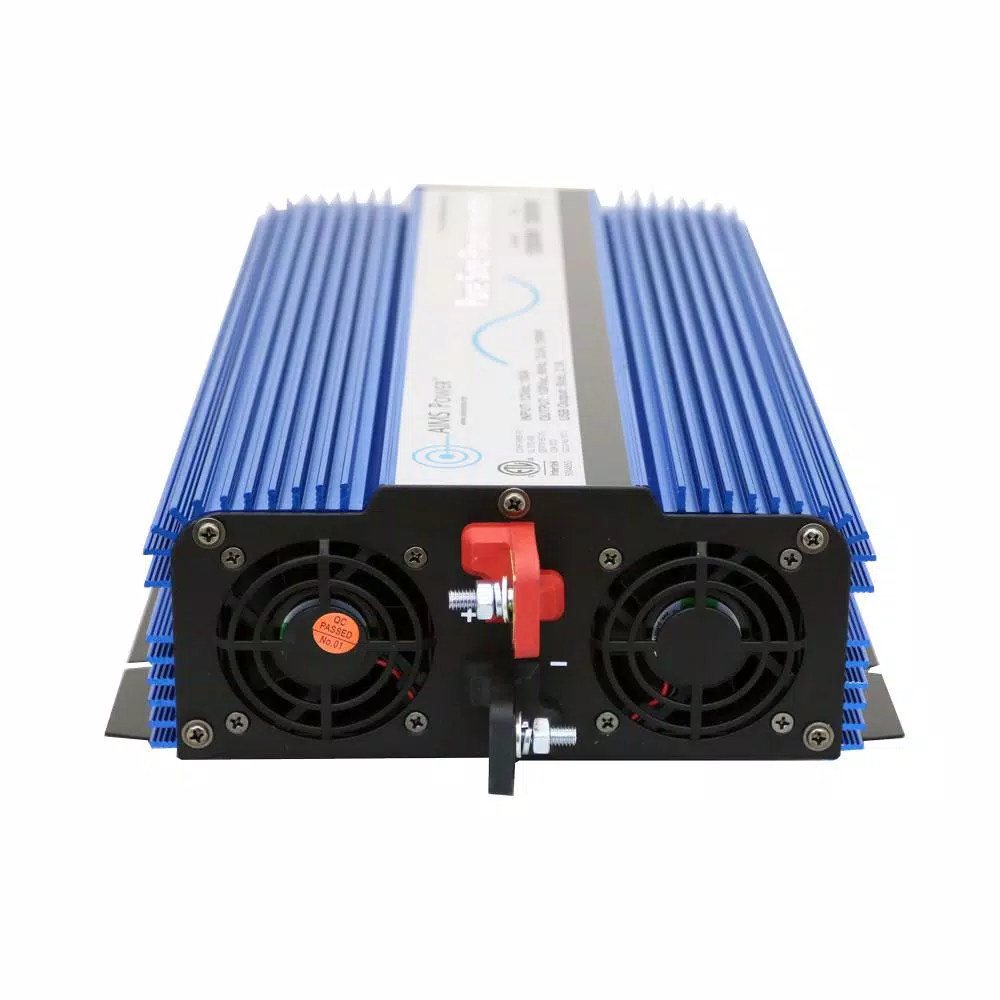 AIMS Power 1500W Pure Sine Wave Inverter, 12V DC to 120V AC, ETL Listed