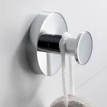 KRAUS Elie Chrome Bathroom Robe and Towel Hook thumbnail 1