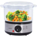 Brentwood Appliances 2-Tier Food Steamer, 20-Cup Capacity, 5 Qt, Silver thumbnail 7
