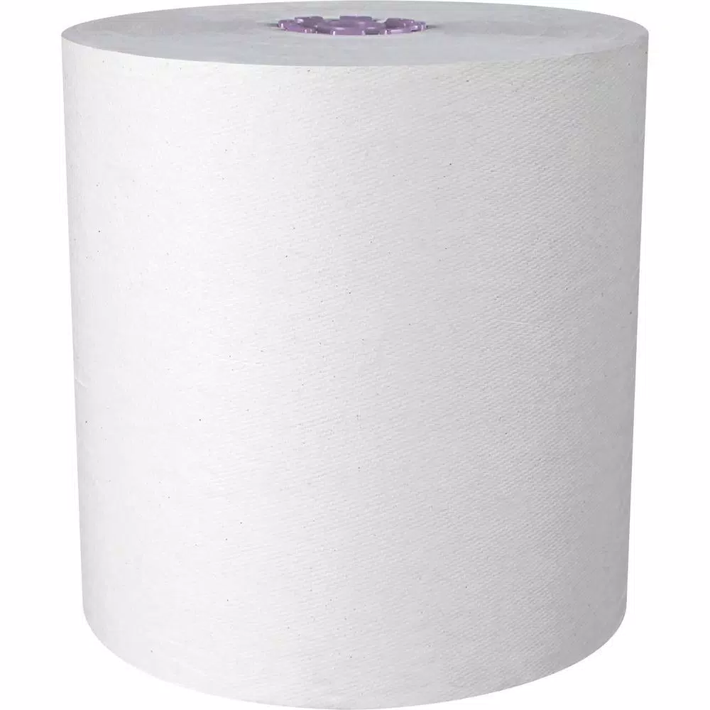 Scott Essential Unperforated Hard Roll Paper Towels, White, 6-Roll Pack