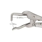 TEKTON 9 in. Welding Clamp Locking Pliers with Chrome Plated Finish thumbnail 4