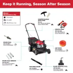 Troy-Bilt TB170 XP 21 in. Gas Push Mower with SpaceSavr Vertical Storage and TriAction Cutting System thumbnail 3