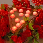 LUMABASE Orange Floating Blimp LED Lights, Waterproof Battery Operated Decorative Lights (12-Count) thumbnail 4