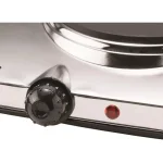 Brentwood Appliances 1440W 2-Burner Silver Electric Hot Plate thumbnail 5