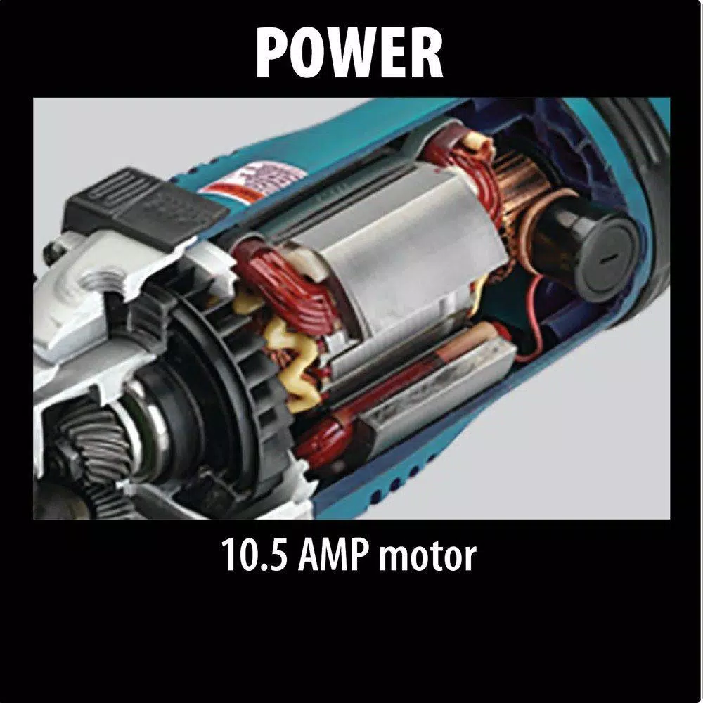 Makita 5 in. 10.5 Amp SJS Angle Grinder
