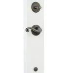 Kwikset Shelburne Single Cylinder Door Handleset with Lido Lever, Venetian Bronze thumbnail 2