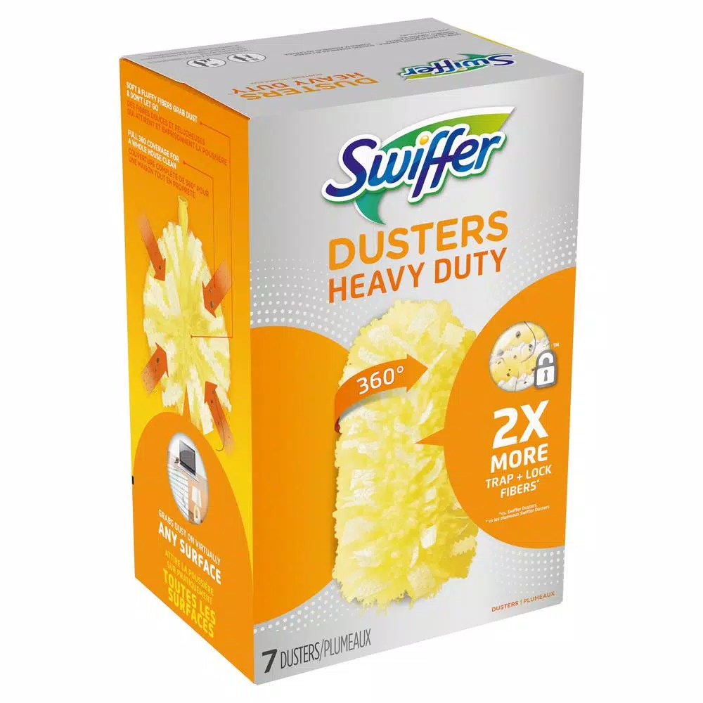 Swiffer Heavy Duty Dusters Unscented Disposable Refills, 7-Count