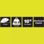 RYOBI 25 cc 2-Cycle Gas Straight Shaft String Trimmer with Ultimate Attachment Kit thumbnail 8