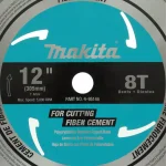 Makita 12 in. 8-Teeth Polycrystalline Diamond (PCD) Miter Saw Blade for Fiber Cement thumbnail 3