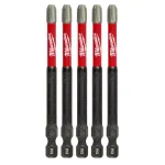 Milwaukee SHOCKWAVE Phillips #3 3.5 in. Impact Duty Steel Screwdriver Bits, 5-Pack thumbnail 1