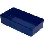Carlisle TrimLine Blue Swing Lid for 15 Gal. and 23 Gal. Rectangular Waste Containers (4-Pack) thumbnail 2