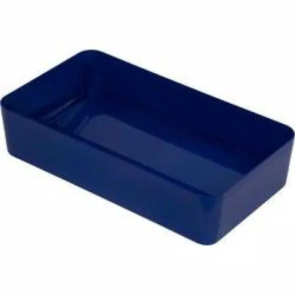 Carlisle TrimLine Blue Swing Lid for 15 Gal. and 23 Gal. Rectangular Waste Containers (4-Pack)