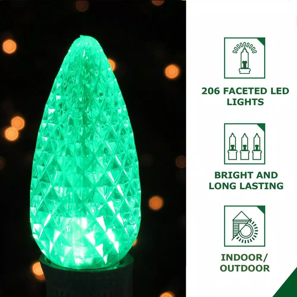 Fraser Hill Farm 4.5 ft. Multi-Color LED Christmas Tree Novelty Light