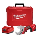 Milwaukee M12 12V Lithium-Ion PVC Shear & HACKZALL Reciprocating Saw Kit thumbnail 2