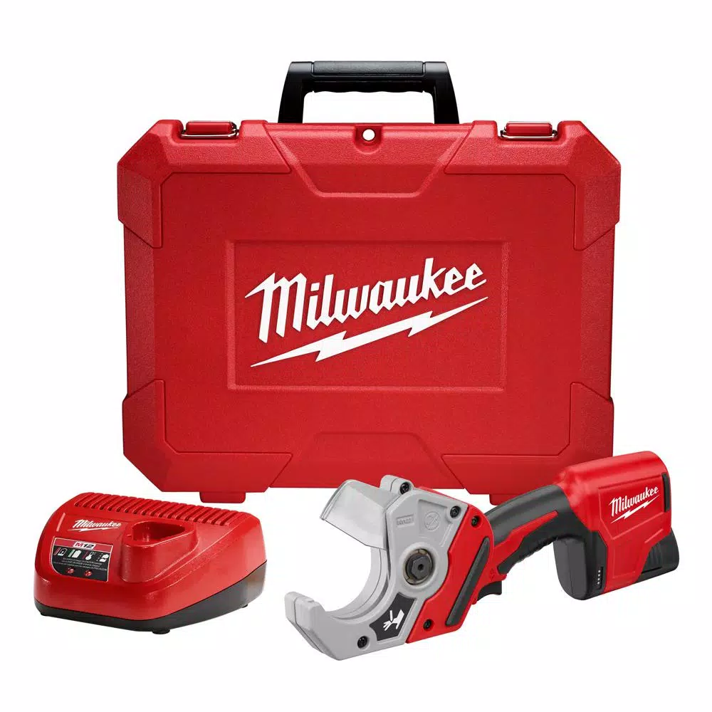 Milwaukee M12 12V Lithium-Ion PVC Shear & HACKZALL Reciprocating Saw Kit