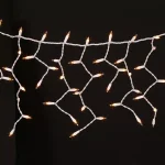 GE String-A-Long 300-Light Clear Icicle Light Set, Indoor/Outdoor thumbnail 3