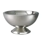 Elegance 3 Gal. Hammered Stainless Steel Double Wall Insulated Punch Bowl thumbnail 1