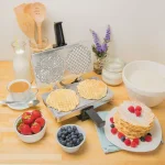 CucinaPro 2-Waffle Stainless Steel Pizzelle Maker, 5-inch Traditional Italian Waffle Iron thumbnail 4
