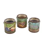 Unbranded Farm Fresh Ceramic Jar Candle - Praline Caramel Scented Paraffin Wax thumbnail 2