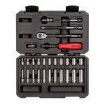 TEKTON 29-Piece 1/4 in. Drive 6-Point Socket and Ratchet Set, SAE thumbnail 1