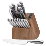 Chicago Cutlery Insignia 18-Piece High-Carbon Stainless Steel Knife Set with Acacia Wood Block thumbnail 4