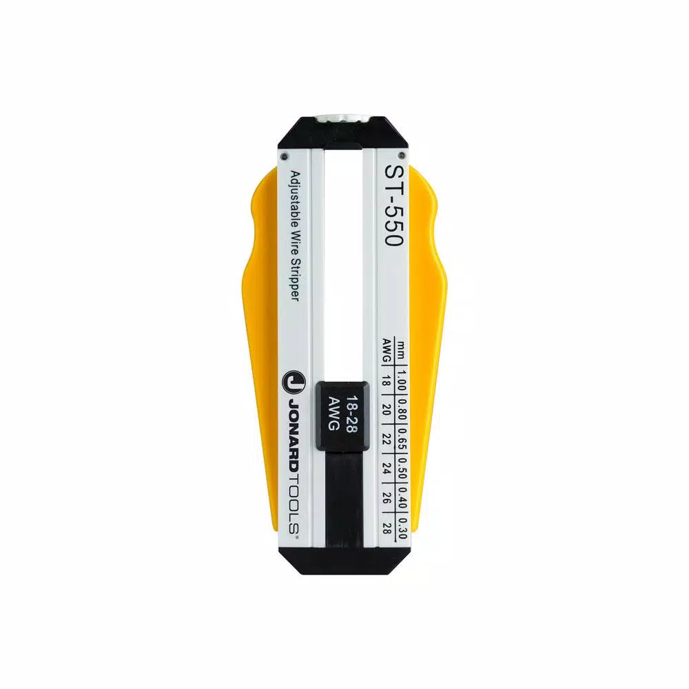 Jonard Tools ST-550 Adjustable Wire Stripper, 18-28 AWG