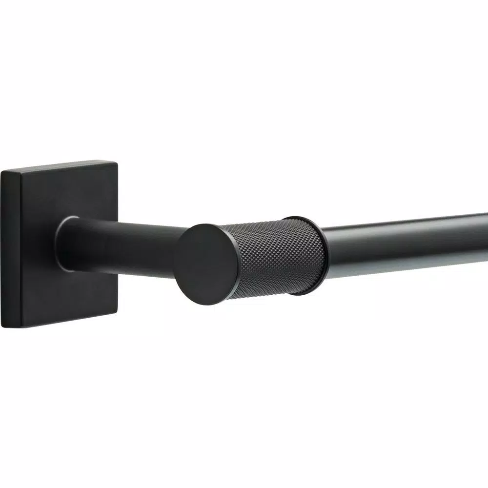 Delta Averland 24 in. Matte Black Towel Bar, Contemporary Zinc Construction
