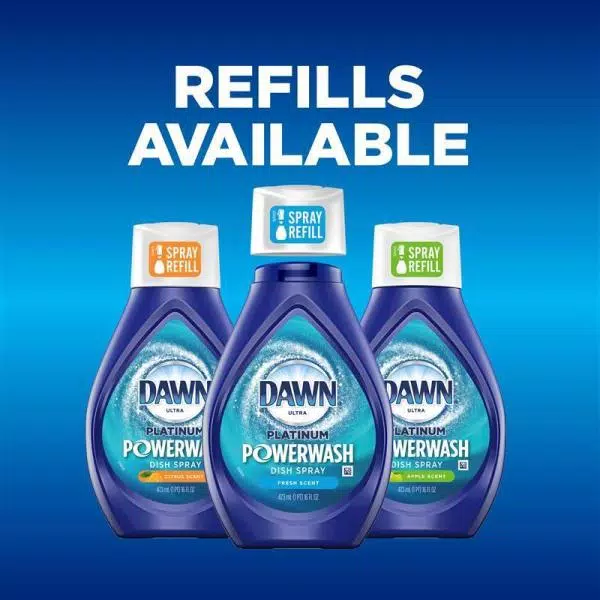 Dawn Platinum Powerwash Dish Spray, Fresh Scent, 16 oz.