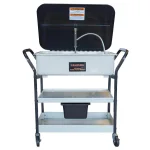 BLACK BULL 20 Gal. Mobile Parts Washer with 120V Pump thumbnail 2