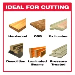 DIABLO Freud Demo Demon Amped 7-1/4 in. 24-Teeth Circular Saw Blade for Framing and Demolition thumbnail 2