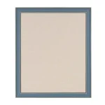 DesignOvation Kate and Laurel Harvest Fabric Pinboard Memo Board - Blue Farmhouse Style thumbnail 1