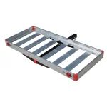Max Load 48 in. x 21 in. Aluminum Compact Cargo Carrier for 2 in. Hitch Receiver, 500 lb. Capacity thumbnail 1