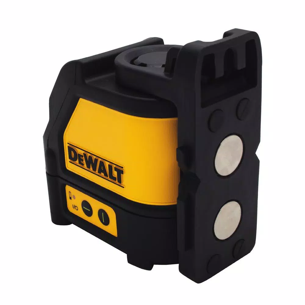 DEWALT Green Self-Leveling Cross Line Laser Level with Case, 75 ft. Range