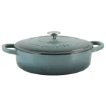 Crock-Pot Artisan 5 Qt. Enameled Cast Iron Round Braiser Pan with Self-Basting Lid thumbnail 1