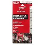 Milwaukee 35-3/8 in. Extreme Thin Metal 12/14 TPI Band Saw Blades, 3-Pack thumbnail 4