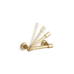 KOHLER Purist Pivoting Toilet Tissue Holder, Brushed Gold thumbnail 4